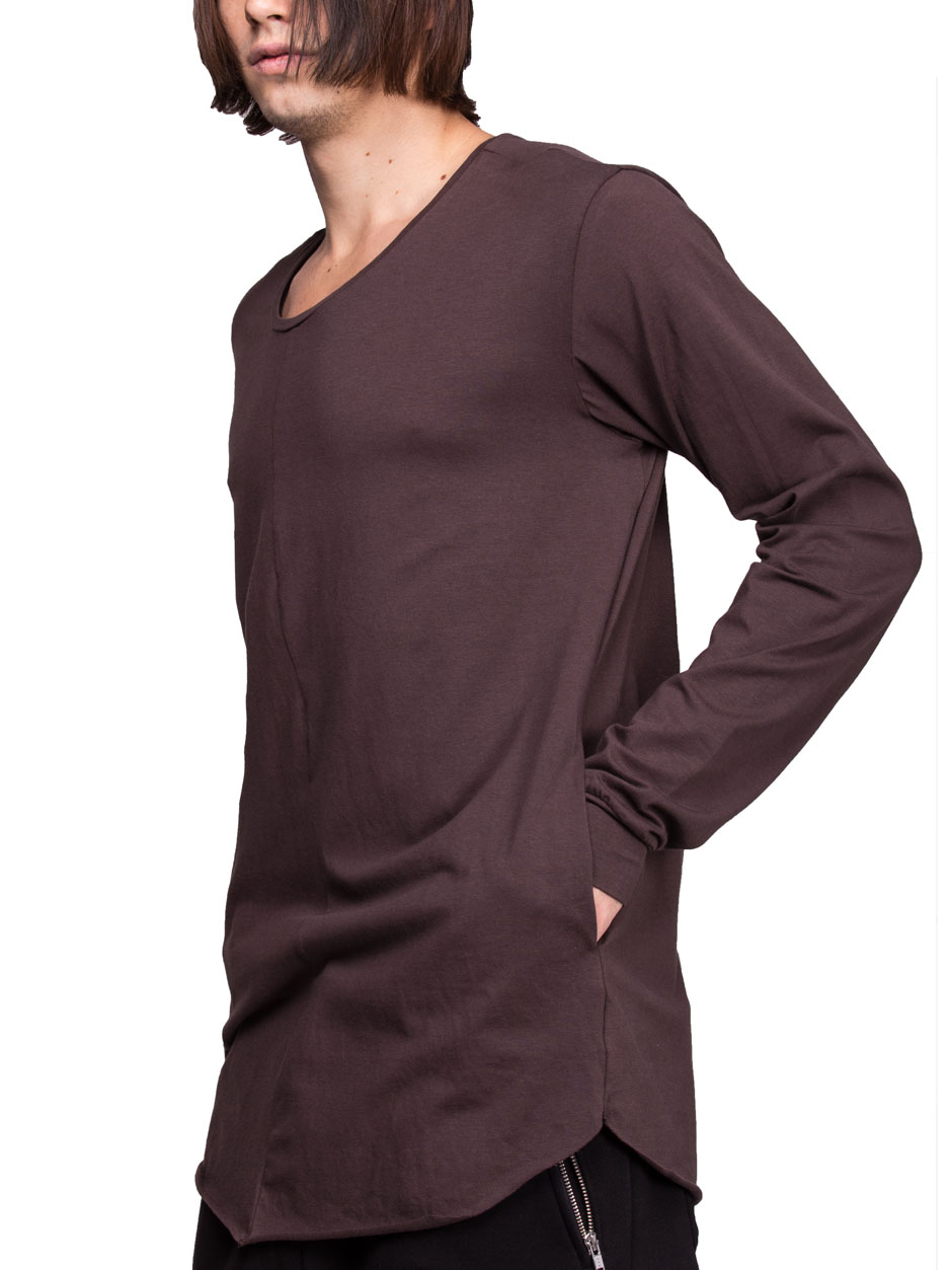 LONG SLEEVE WITH POCKETS BROWN