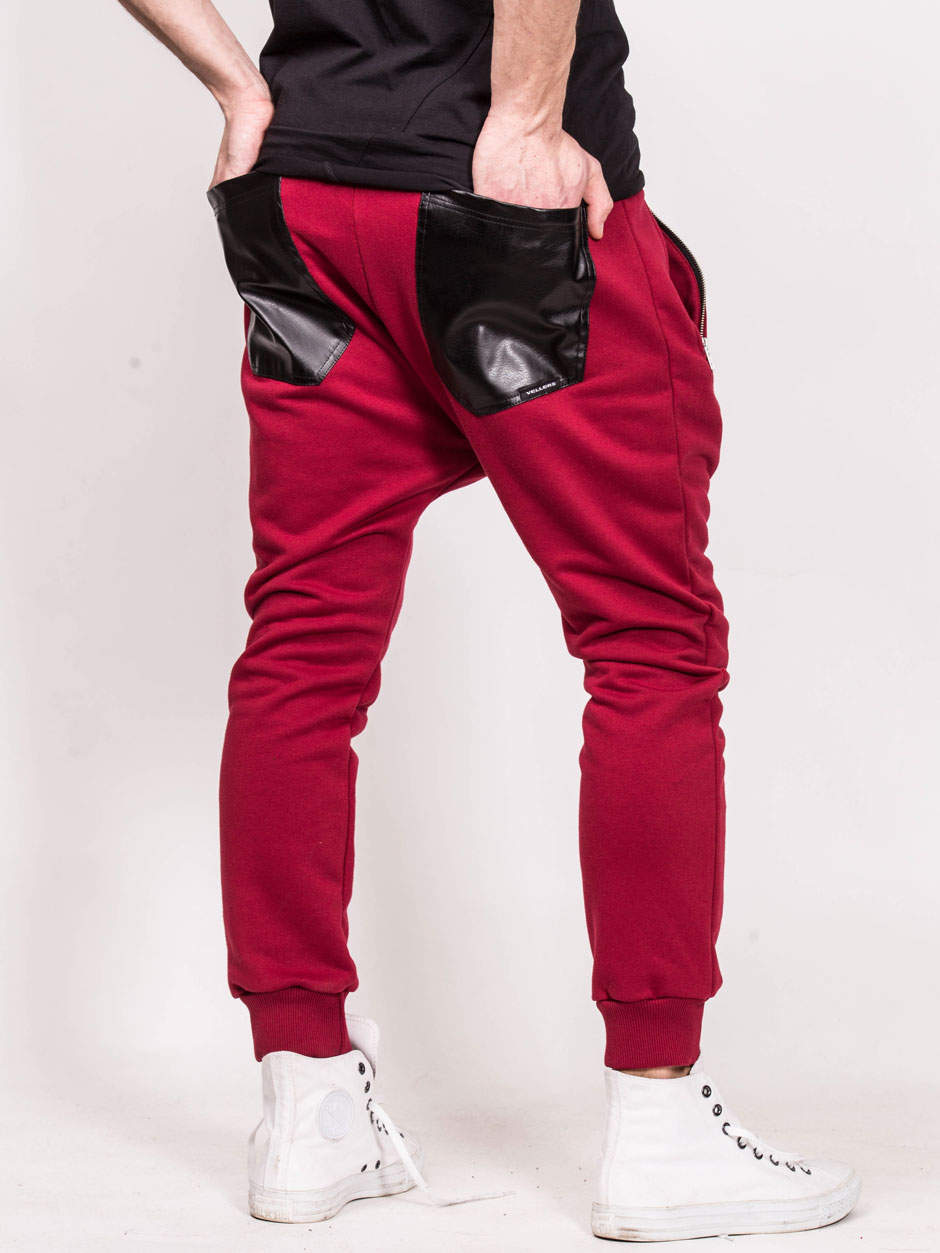 PANTS LOW RED