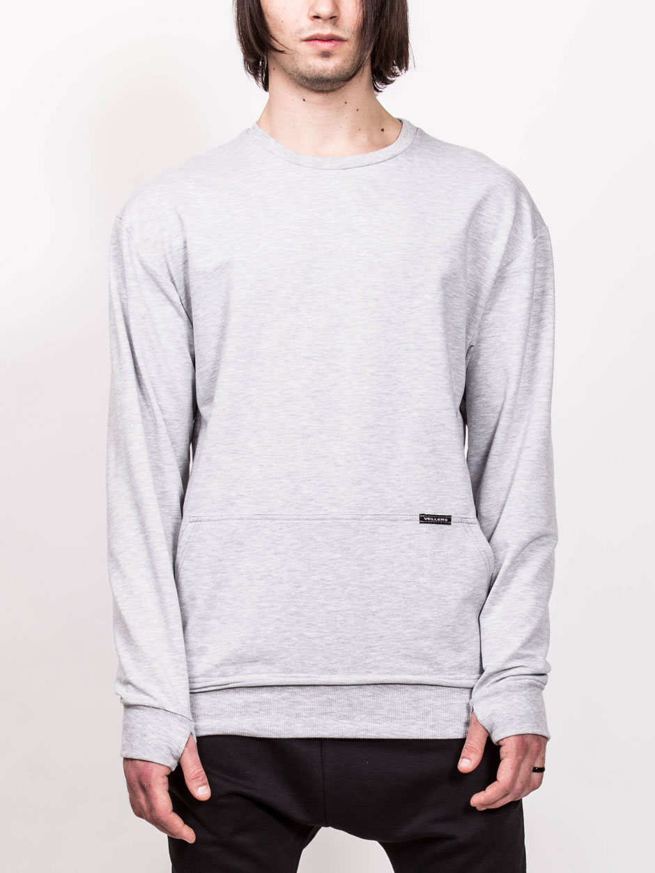 SWEATSHIRT LIGHT GRAY