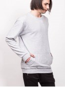 SWEATSHIRT LIGHT GRAY