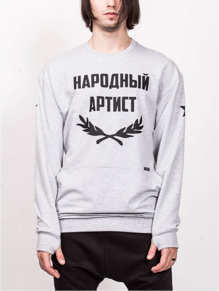 SWEATSHIRT ARTIST GRAY