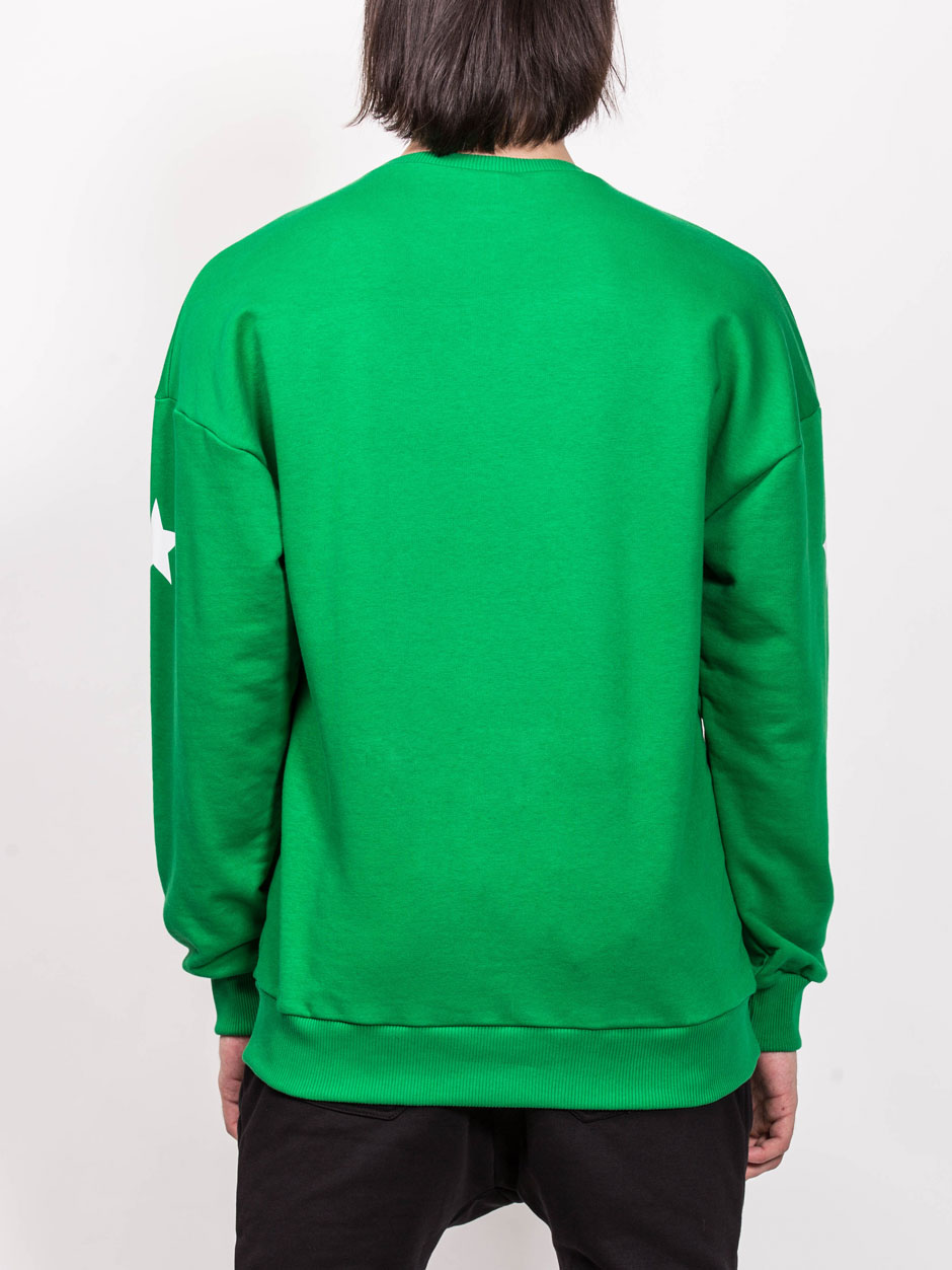 SWEATSHIRT ARTIST GREEN