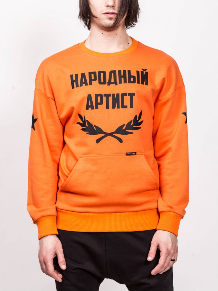 SWEATSHIRT ARTIST ORANGE
