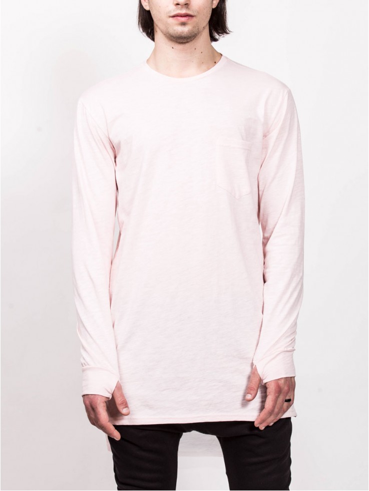 T-SHIRT lONG SLEEVE PALE PINK