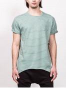 T-SHIRT WITH STRIPES GREEN