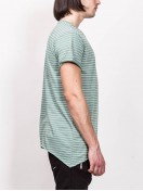 T-SHIRT WITH STRIPES GREEN