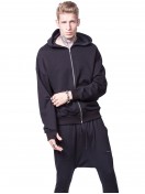 HOODIE ZIPPER BLACK
