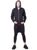 SUIT WITH ZIPPER BLACK
