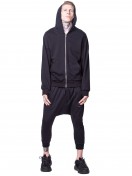 SUIT WITH ZIPPER BLACK