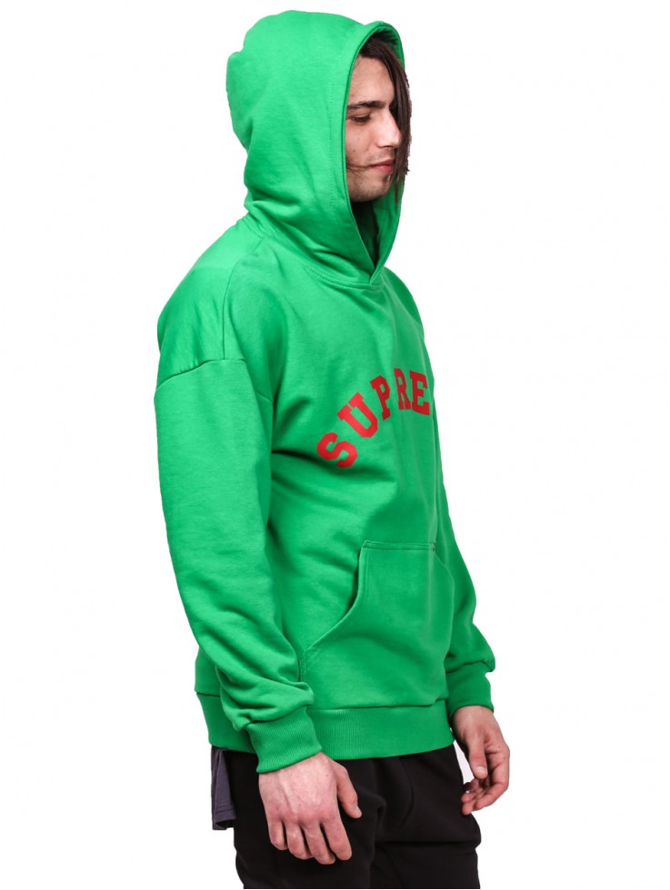 HOODIE SUPREME GREEN