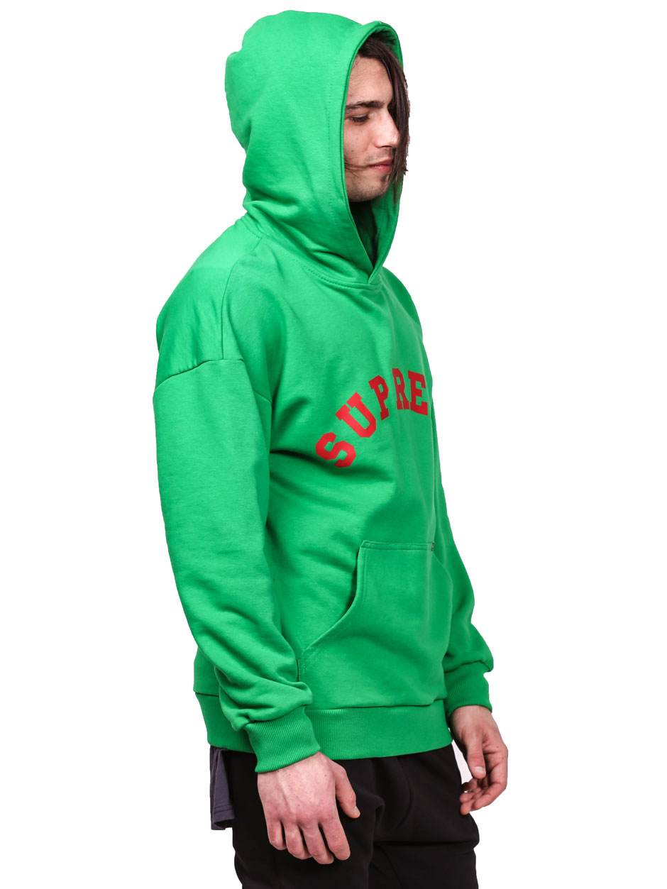HOODIE SUPREME GREEN