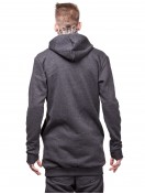 HOODIE ZIPPER LONG GREY