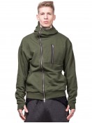 HOODIE ASYMMETRY GREEN