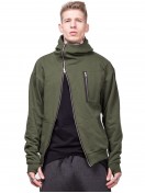 HOODIE ASYMMETRY GREEN