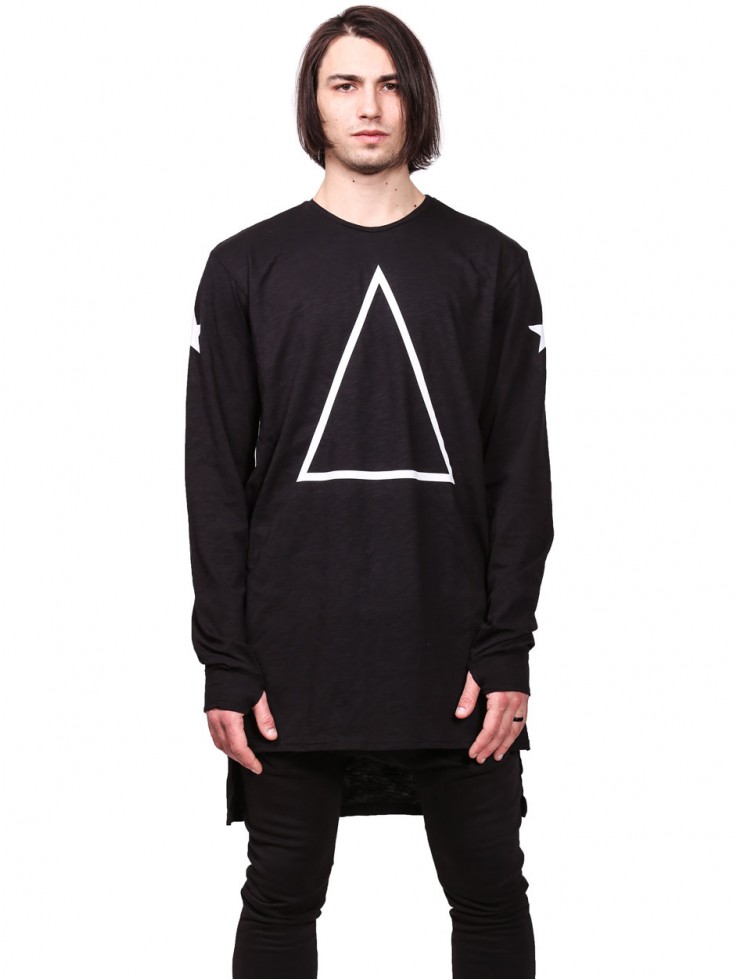 T-SHIRT LONG SLEEVE 99-PROBLEM BLACK