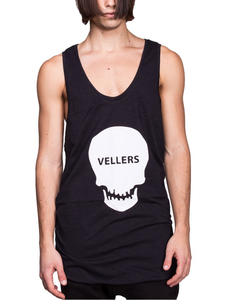 МАЙКА SKULL ЧЕРНАЯ