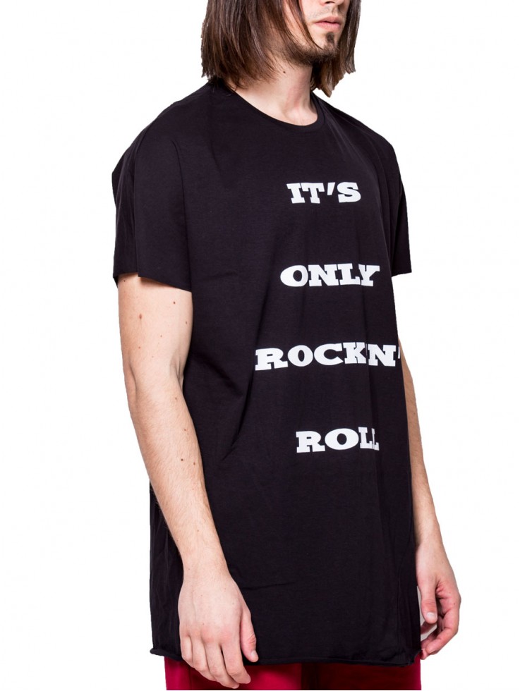 T-SHIRT RNR ASSIMETRIA BLACK