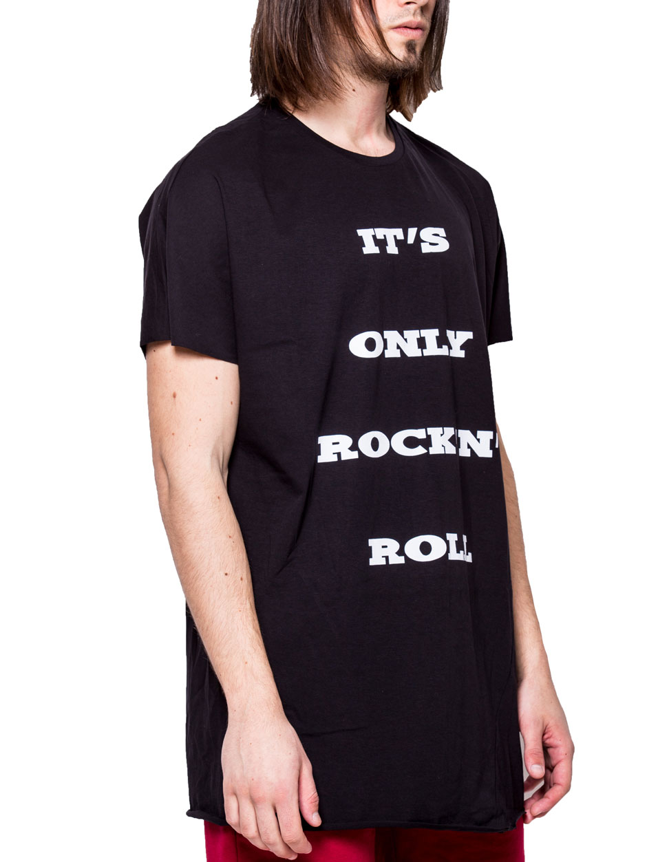 T-SHIRT RNR ASSIMETRIA BLACK