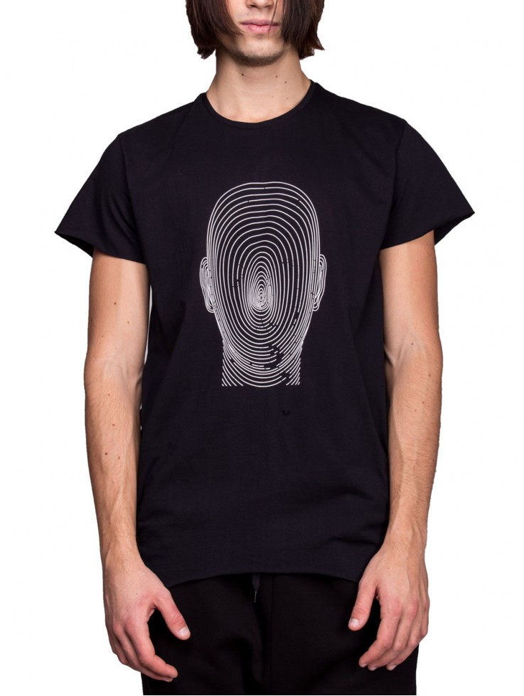 T-SHIRT FINGERPRINT WITH POCKETS 