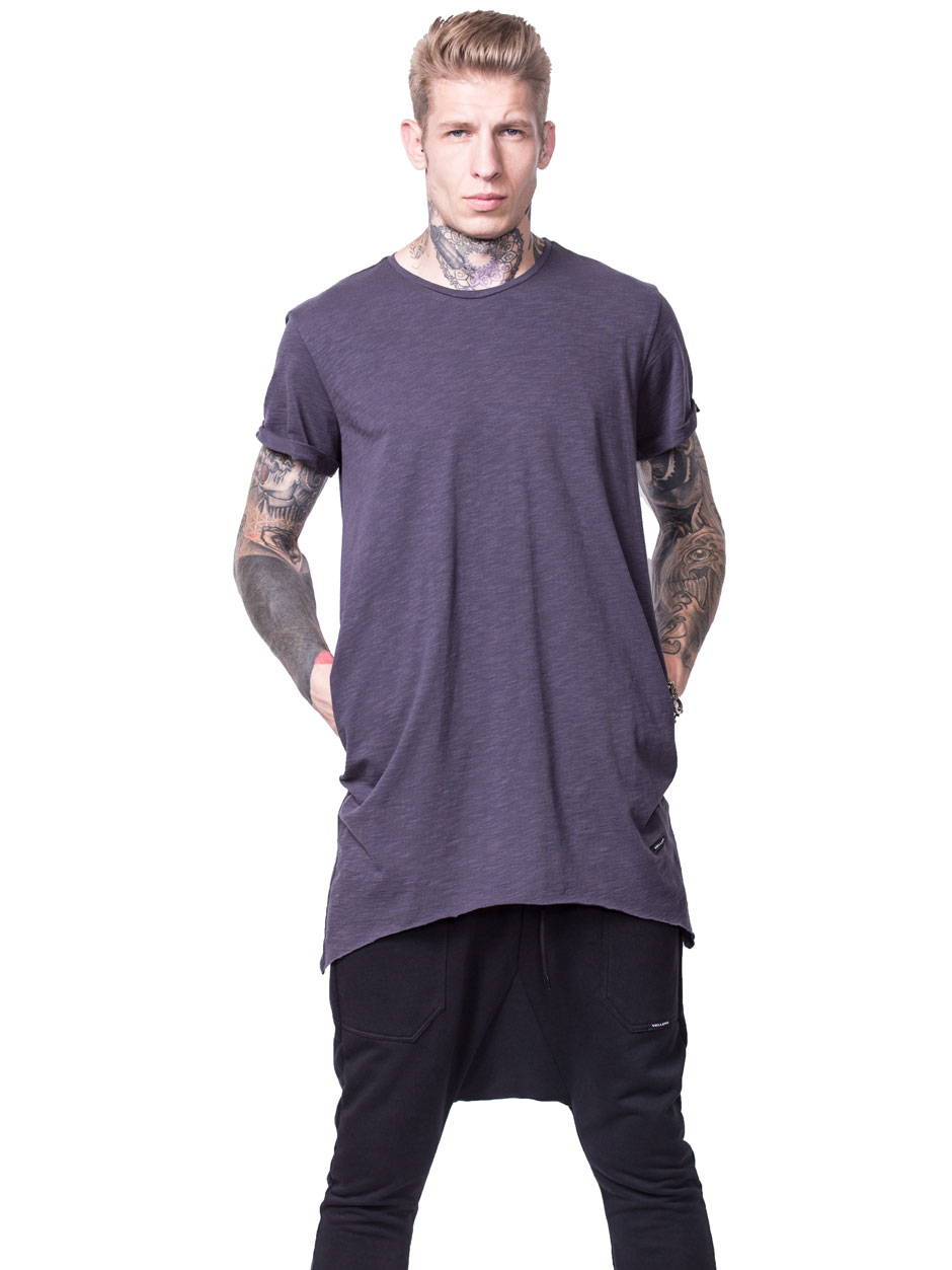 T-SHIRT WITH POCKETS GRAY