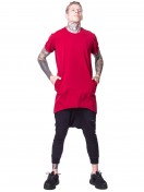 T-SHIRT WITH POCKETS RED