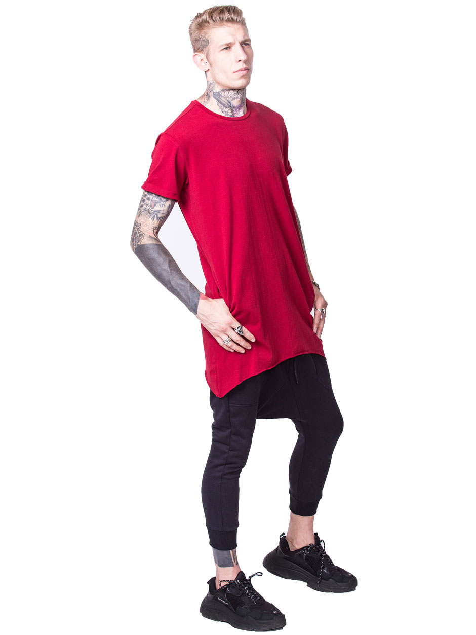 T-SHIRT WITH POCKETS RED