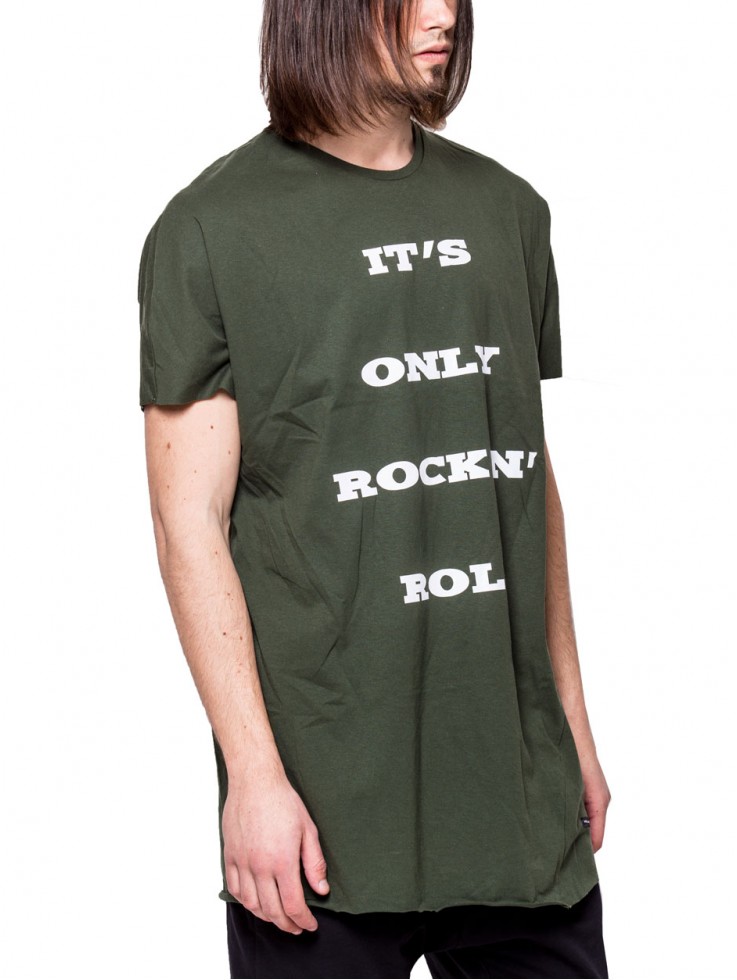 T-SHIRT RNR ASSIMETRIA GREEN