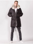 PARKA WINTER BLACK WITH FUR