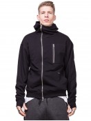 HOODIE ASYMMETRY BLACK
