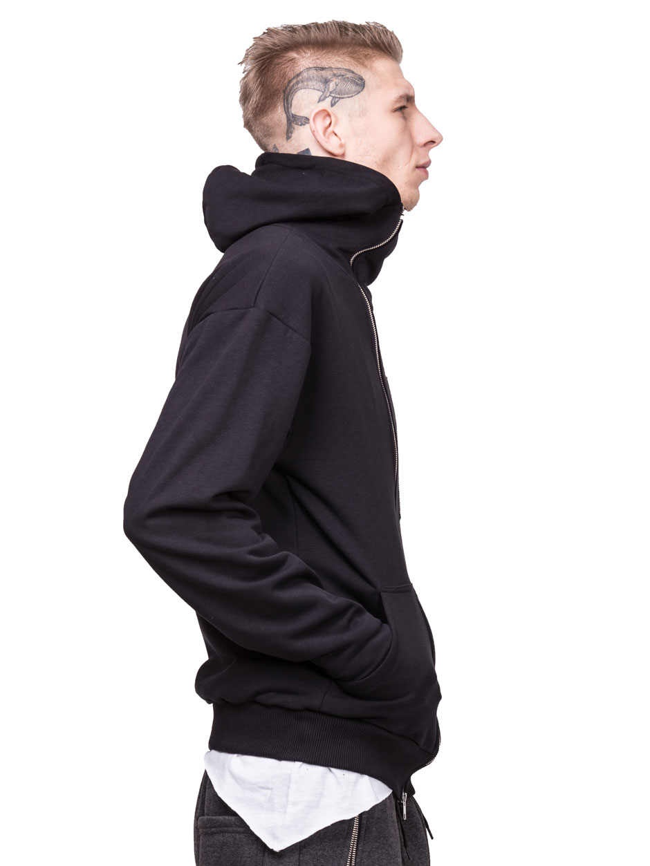 HOODIE ASYMMETRY BLACK