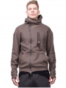 HOODIE ASYMMETRY LINES KHAKI